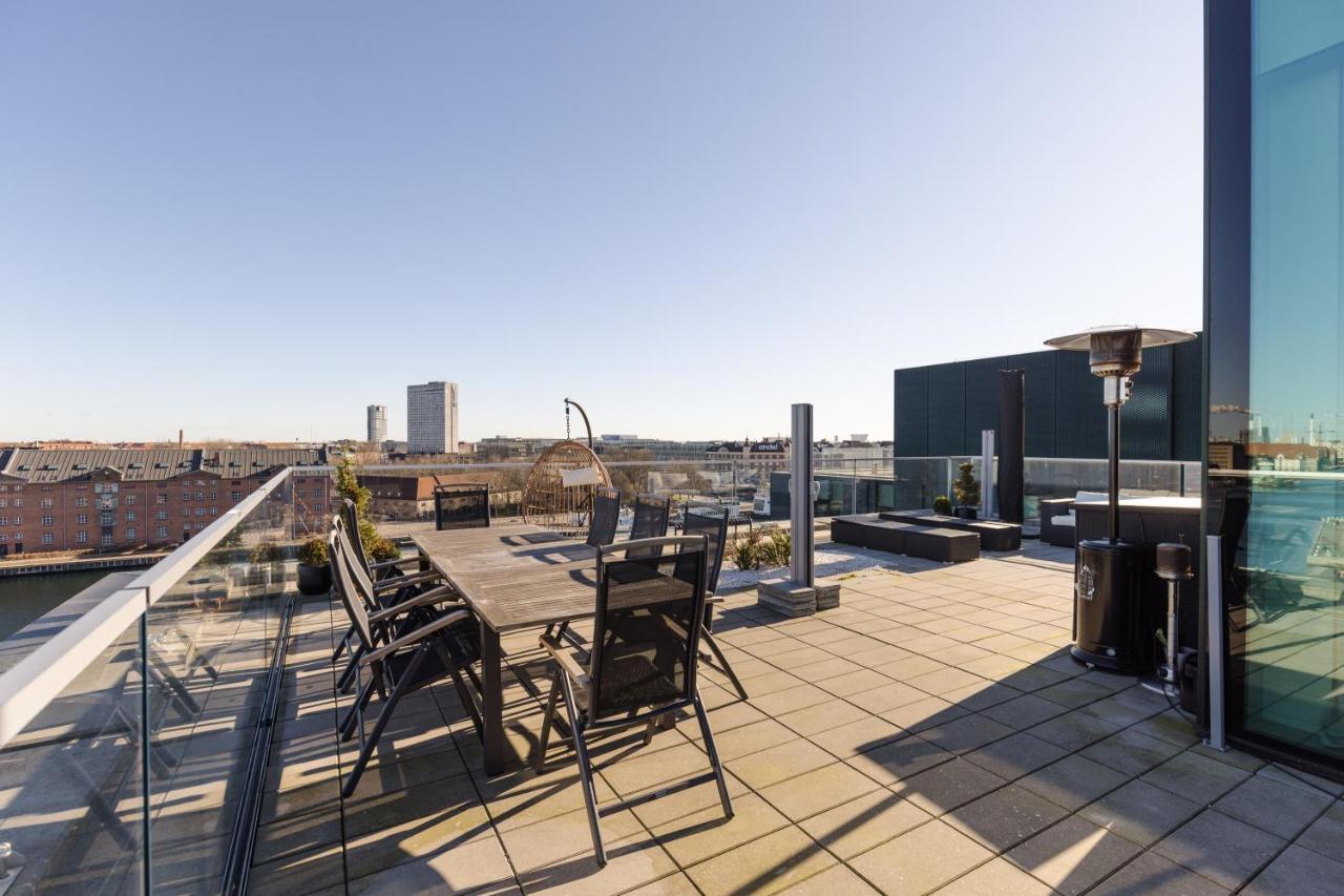 Luxury Harbourfront Penthouse With Private Rooftop Köpenhamn Exteriör bild